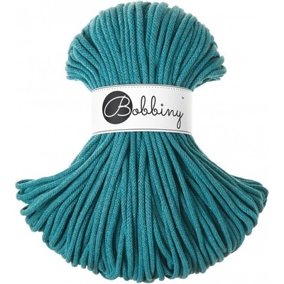 Bobbiny bavlněná šňůra PREMIUM 5mm teal