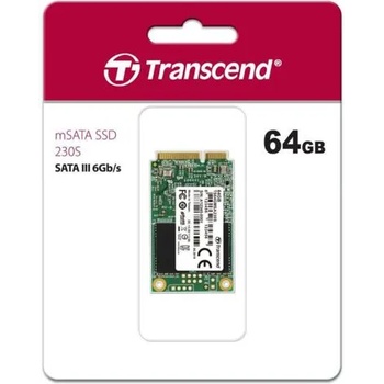 Image 1 of Transcend 230S 64GB mSATA (TS64GMSA230S)