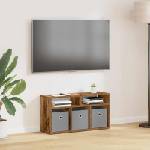 vidaXL Долно шкафче с чекмедже Старо дърво 72 х 22, 5 х 38 см (8000578)