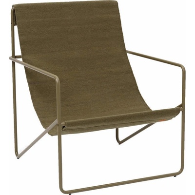 Ferm Living křeslo Desert Lounge Chairolive/olive