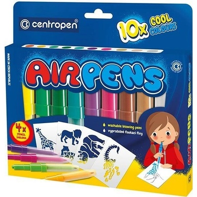 Centropen 1500/10 Cool Colours fúkacie fixky vyprateľné 10 farieb