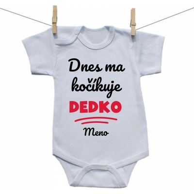Boodyy Body s krátkym rukávom Dnes ma kočíkuje dedko