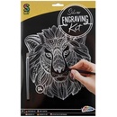 Vyškrabávací obrázok Lev