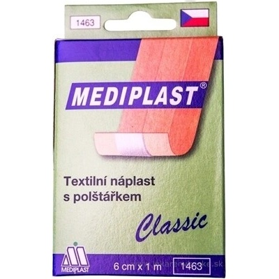 MEDIPLAST Textilná náplasť 1463 Classic 6 cm x 1 m