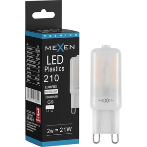 Mexen Aura LED крушка G9, 2W, Неутрална - 4000K, 210 lm - L120-G9-0240-01 (L120-G9-0240-01)
