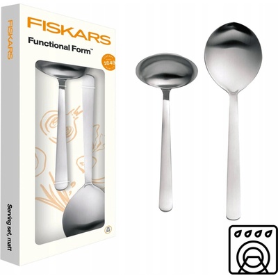 Fiskars Sada na Servírování 2 ks Nerezová Ocel Matná 1002959