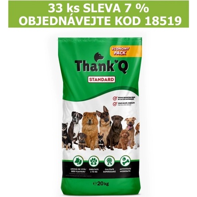 Thank´Q Standard Dog Adult Hovězí 20 kg