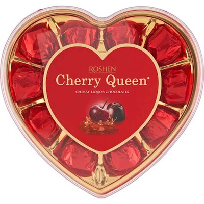 Cherry Queen Roshen čokoládové pralinky s višňami a likérom 122 g