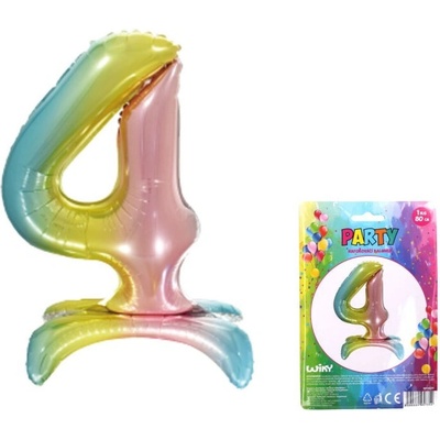 Wiky Balónek nafukovací Duha 80 cm Číslo 4