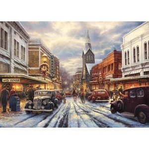 Grafika Art Puzzle - Puzzle Chuck Pinson - The Warmth of Small Town Living - 500 piese