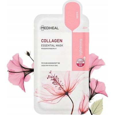 MEDIHEAL Essential Mask Collagen hydratačná plátienková maska s kolagénom 24 ml