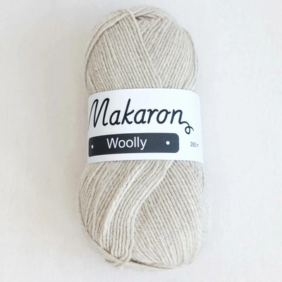Makaron Woolly světle béžová