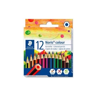 STAEDTLER Цветни моливи къси Noris 185 01 12 цвята