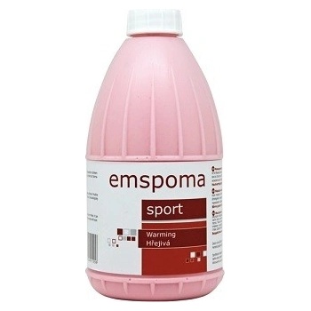 Emspoma hřejivá růžová "O" masážní emulze 1000 ml