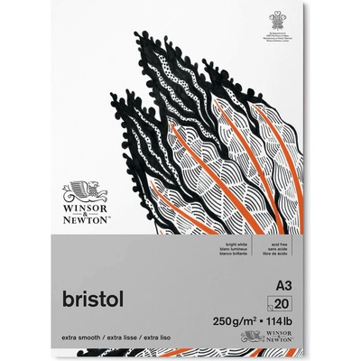 Blok Winsor & Newton Bristol, 250 g/m2 - A3