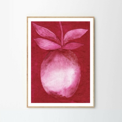 Moikka Plagát Plum by Anna Ravn Bjørn 70x100