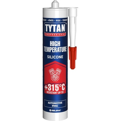 Tytan Vysokoteplotní silikon 280 ml červená