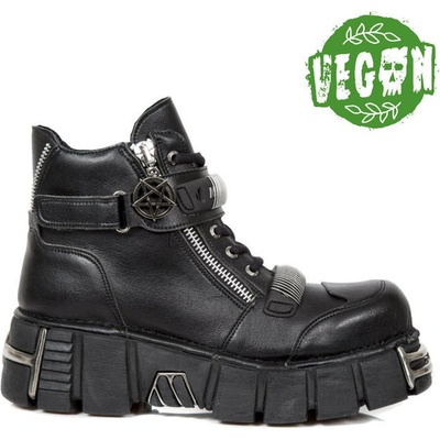 New Rock boty VEGAN NEGRO VEGAN