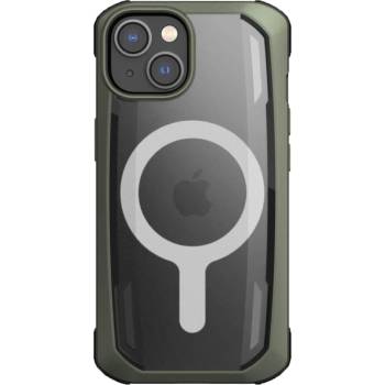 Raptic Кейс Raptic X-Doria Secure Case за iPhone 14 Plus with MagSafe, брониран гръб, зелен