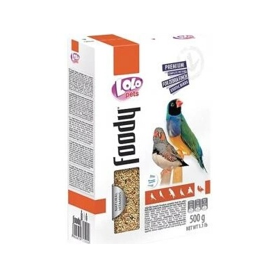 LOLOPets Foody Premium pro zebřičky 500 g