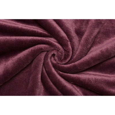 Coral fleece | WellSoft - Červená bordó