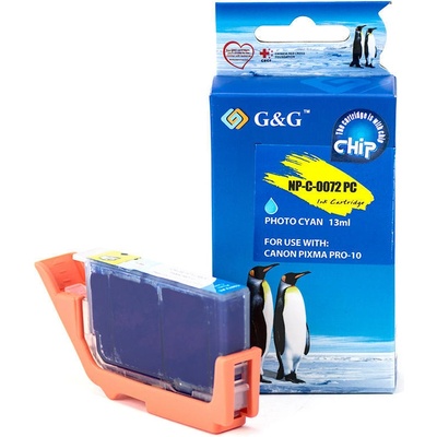 Compatible ГЛАВА ЗА CANON PIXMA PRO-10 (PRO10) - Photo Cyan - ink cartridge - PGI-72PC (PGI72PC) - 6407B001 - PN NP-C-0072PC/C(PG) - G&G (NP-C-0072PC)