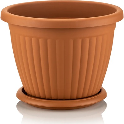 Serinova SERINOVA-Саксия "Kemer" №4 TERRACOTTA 4lt (KSG4+VT04) (0150321)
