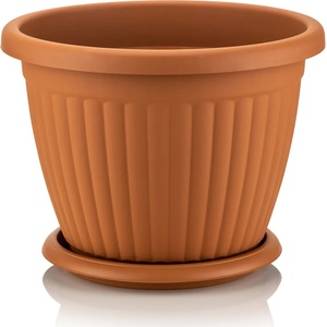 Serinova SERINOVA-Саксия "Kemer" №4 TERRACOTTA 4lt (KSG4+VT04) (0150321)