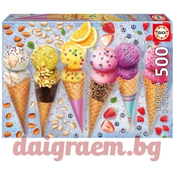 Educa Пъзел educa 20289 - 500 части - Сладоледи (edu20289)