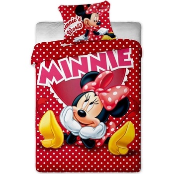 Jerry Fabrics obliečky Minnie hearts 2015 140x200 70x90