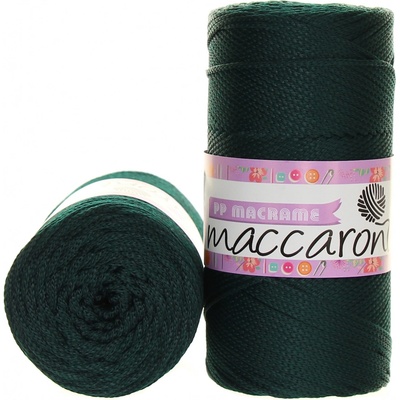Maccaroni PP Macrame 180 tmavě zelená