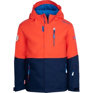 TROLLKIDS Детско ски яке Trollkids Kid's Hallingdal Jacket Winter jacket - Flame Orange / Navy - размер 104 (EU) (703-2538-0513)