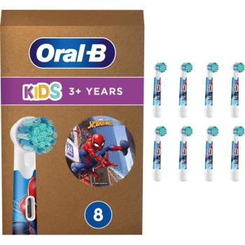 Oral-B Braun Oral-B Kids Spiderman 8 броя глава за електрическа четка за зъби, бял (Kids)