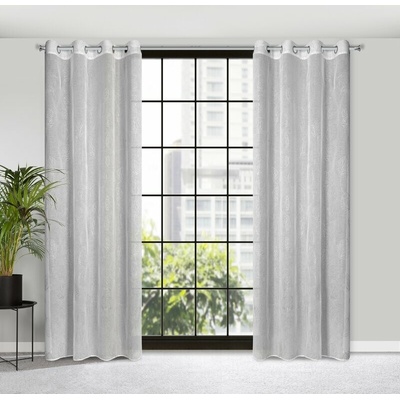 ZÁCLONA LORI 140X250 CM BIELA