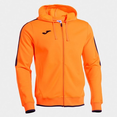 Joma Olimpiada Zip-up Hoodie oranžová čierna