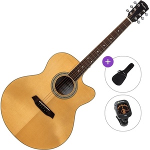 Pasadena PJC-500 All Solid Standard SET Natural Gloss Джъмбо китара