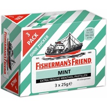 Fisherman's Friend cukríky mätové bez cukru 3 x 25g