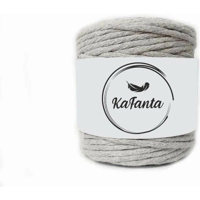 Macrame priadza KaFanta 5mm/100m - šedá