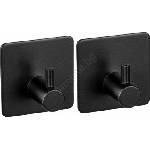 WENKO 55009100 - Кука BLACK OUTDOOR KITCHEN, 4, 5 x 4, 5 см, неръждаема стомана/черно покритие (WE0722)