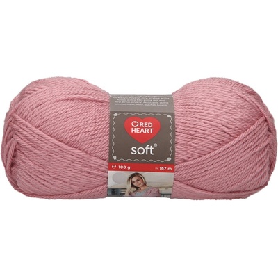 Red Heart Soft Farba: Rose blush