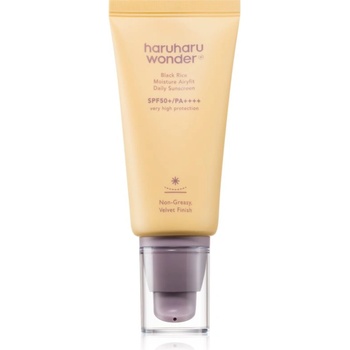 haruharu wonder Black Rice Moisture лек защитен флуид SPF 50+ без парфюм 50ml