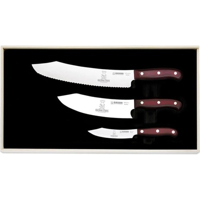 GIESSE Комплект ножове Giesser серия PremiumCut Set No. III Rocking Chefs Micarta (GIE.1996.3.rc)