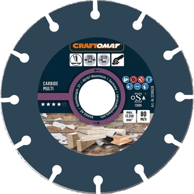 Craftomat Rezný kotúč 125 x 22,23 mm 6680021