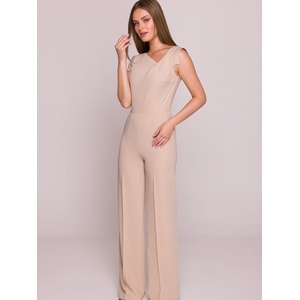 Stylove Дамски гащеризон къс крачоли тип рокля модел 214675 Stylove