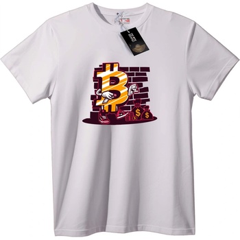 NOONEBRAND Тениска Bitcoin Cash - 7XL, White