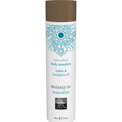 Shiatsu Massage Oil Masculine Amber & Eucalyptus Oil 100 ml
