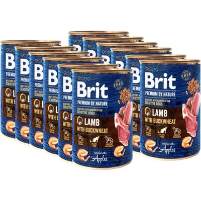 Brit Premium by Nature Lamb with Buckwheat 12 x 400 g