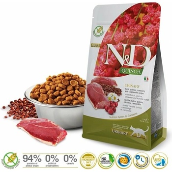 N&D Quinoa CAT Urinary Duck & Cranberry 5 kg