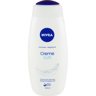 Nivea Creme Soft sprchový gél náhradní náplň 500 ml