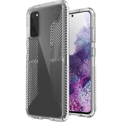 Speck Калъф за Samsung Galaxy S20, хибриден, Speck Presidio Grip 136319-5085, удароустойчив, прозрачен (136319-5085)